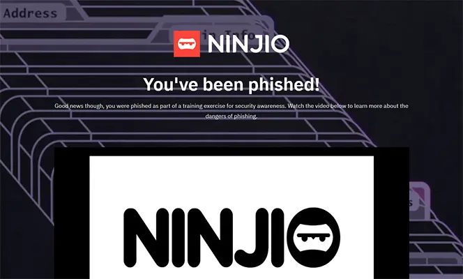 Preview of NINJIO training page for Ransomware Is Everywhere