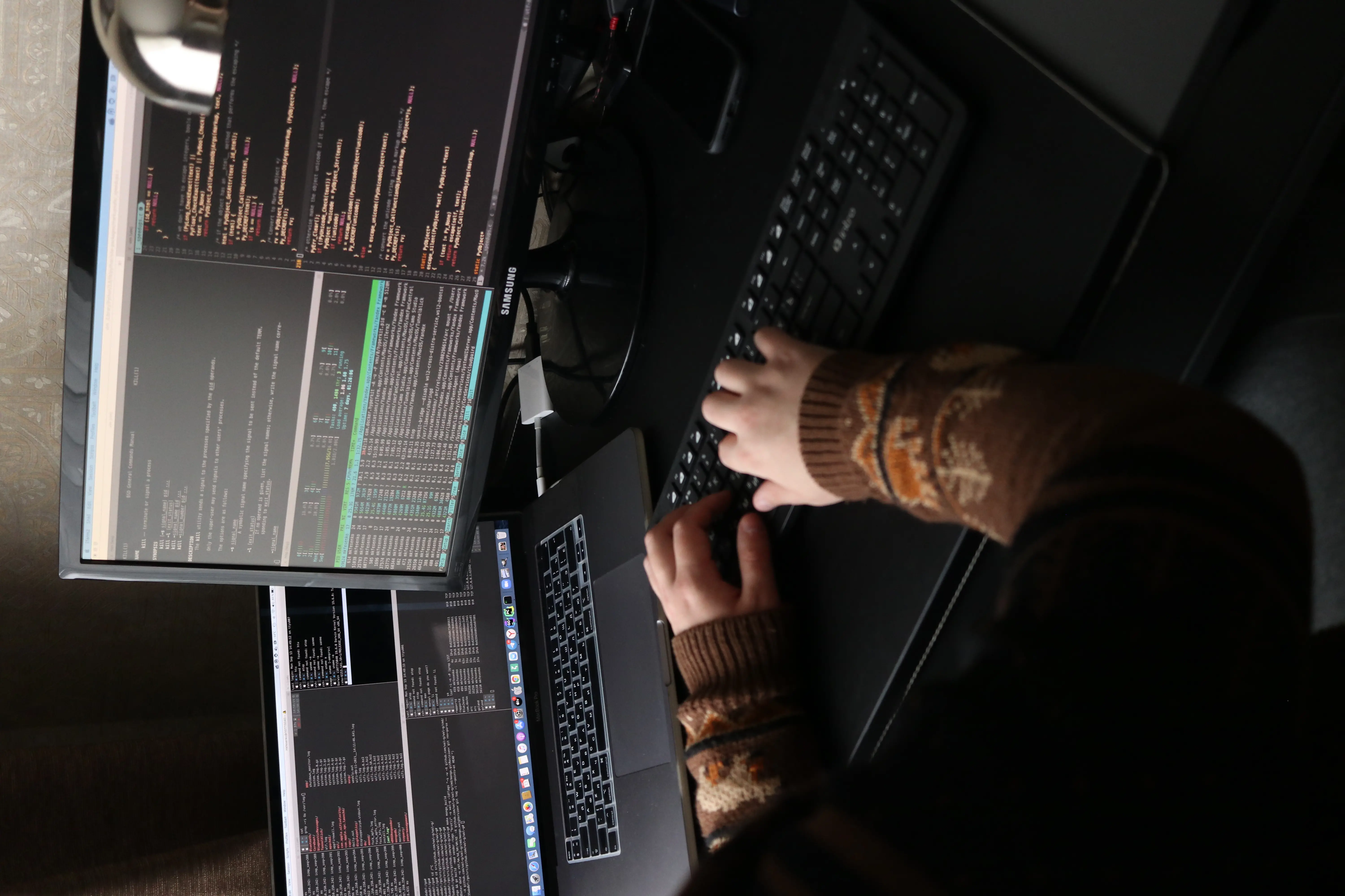 How does security awareness compare between companies and individuals?