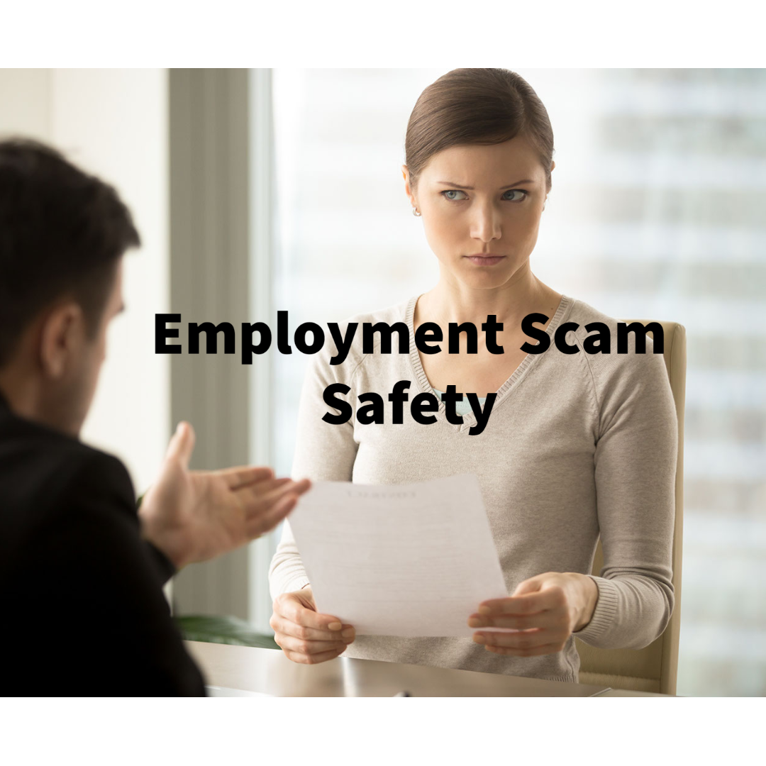 Employment Scam Safety