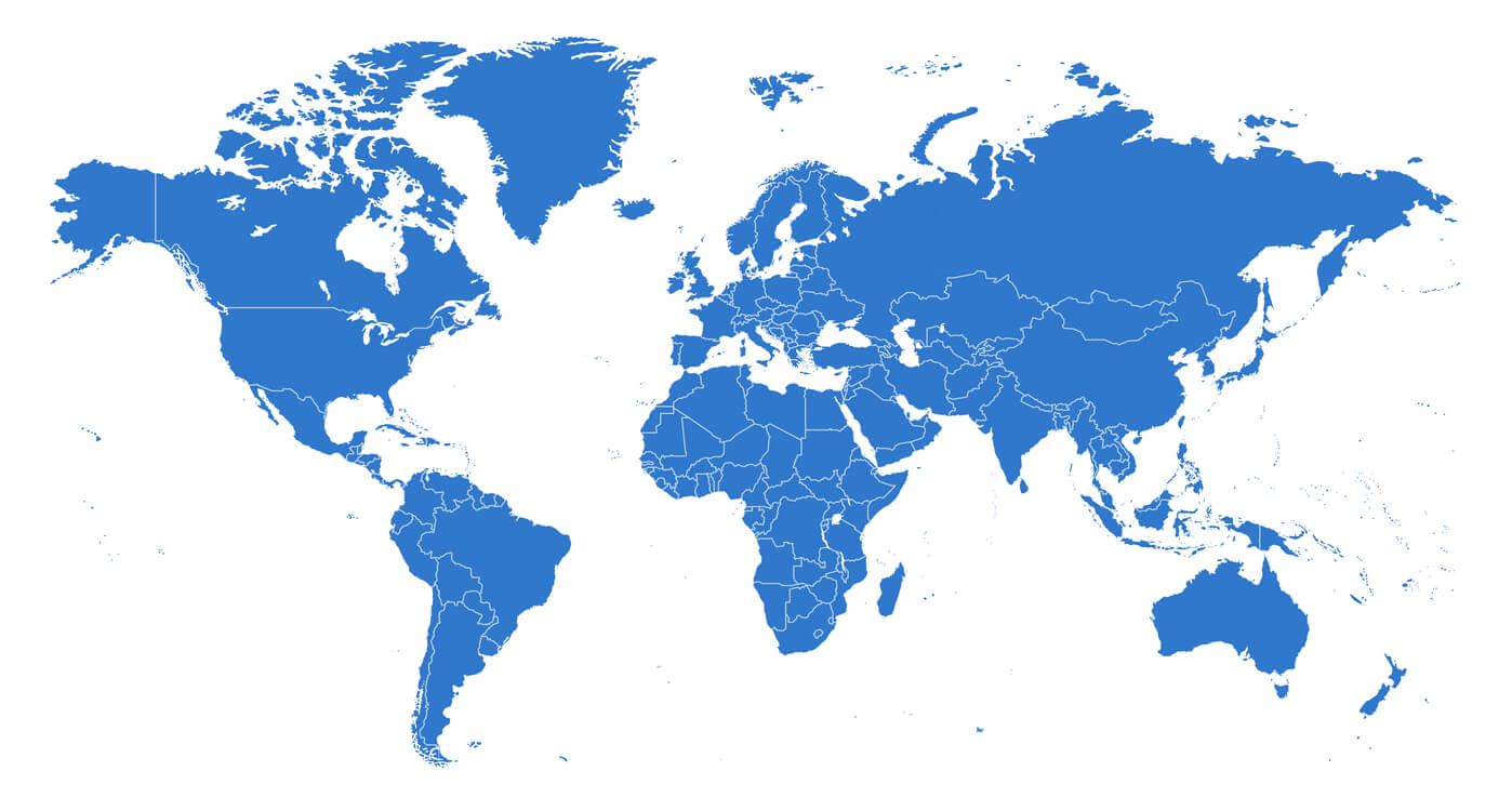 World map of PhishingBox hosting regions in Northern Virginia and Frankfurt.